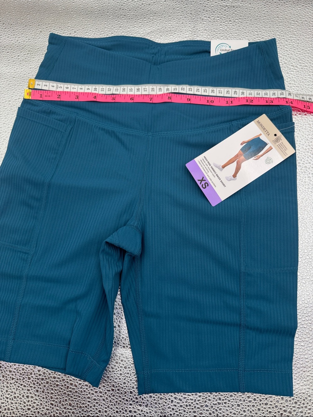 Modetta The Active Ribbed Bike Short-2pack-XS - Picture 11 of 15